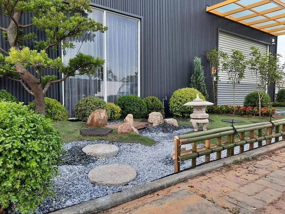 大里區文華院預售屋日式造園景觀｜日式造景,彰化日式造景