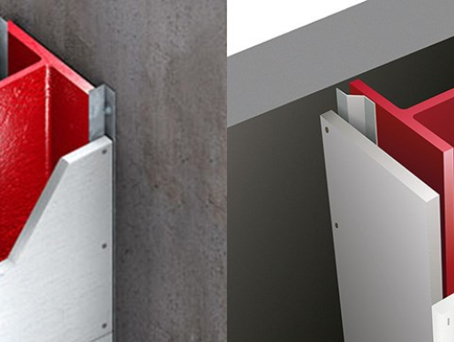 鋼構單面或雙面受火的防火設計