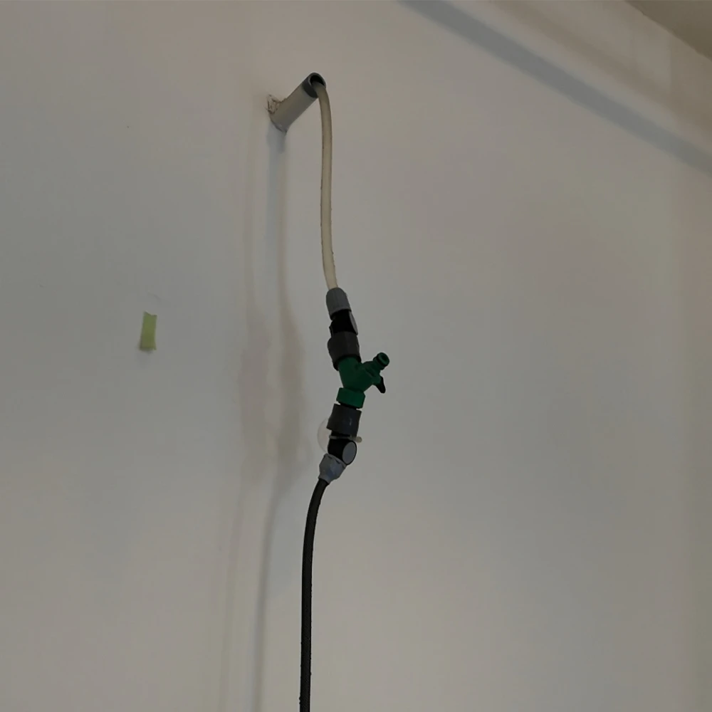 空調工程驗收-冷氣排水孔通水測試