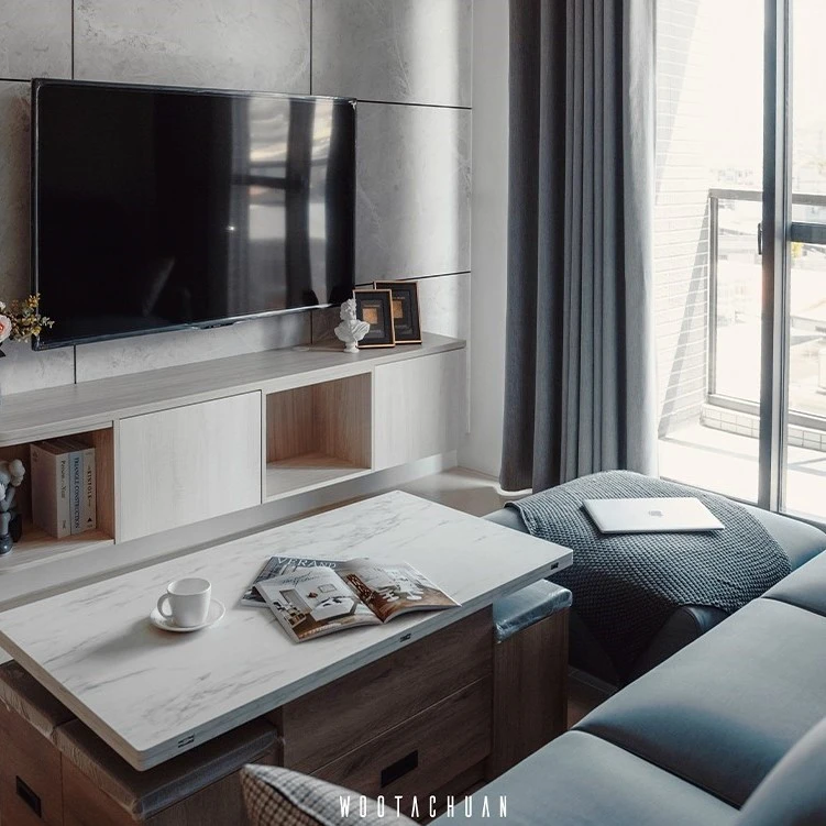 吾他川室內設計－新竹竹北室內設計推薦－帆靜致－天藍色船帆－猶如海風微微吹撫般