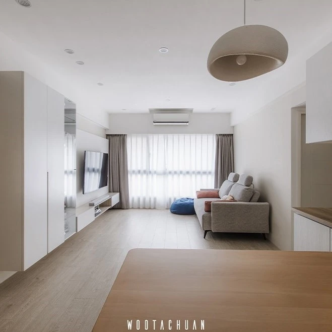 吾他川室內設計－新竹竹北室內設計推薦－日光森居－鄰近濱海的現代宅一起感受海風吹撫的美好