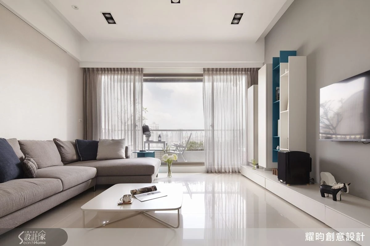 色彩畫龍點睛 清新簡約不失溫度的兩人世界