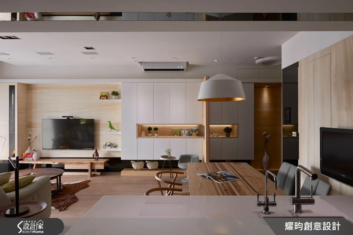 配色明亮格局開放，心自在飛翔，家輕鬆無壓