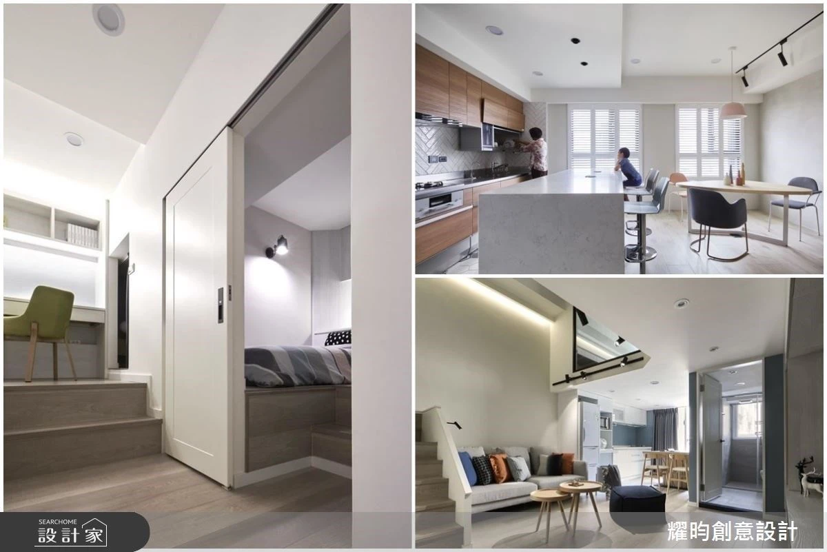 大中島+明亮採光，穿透感十足的北歐風美宅