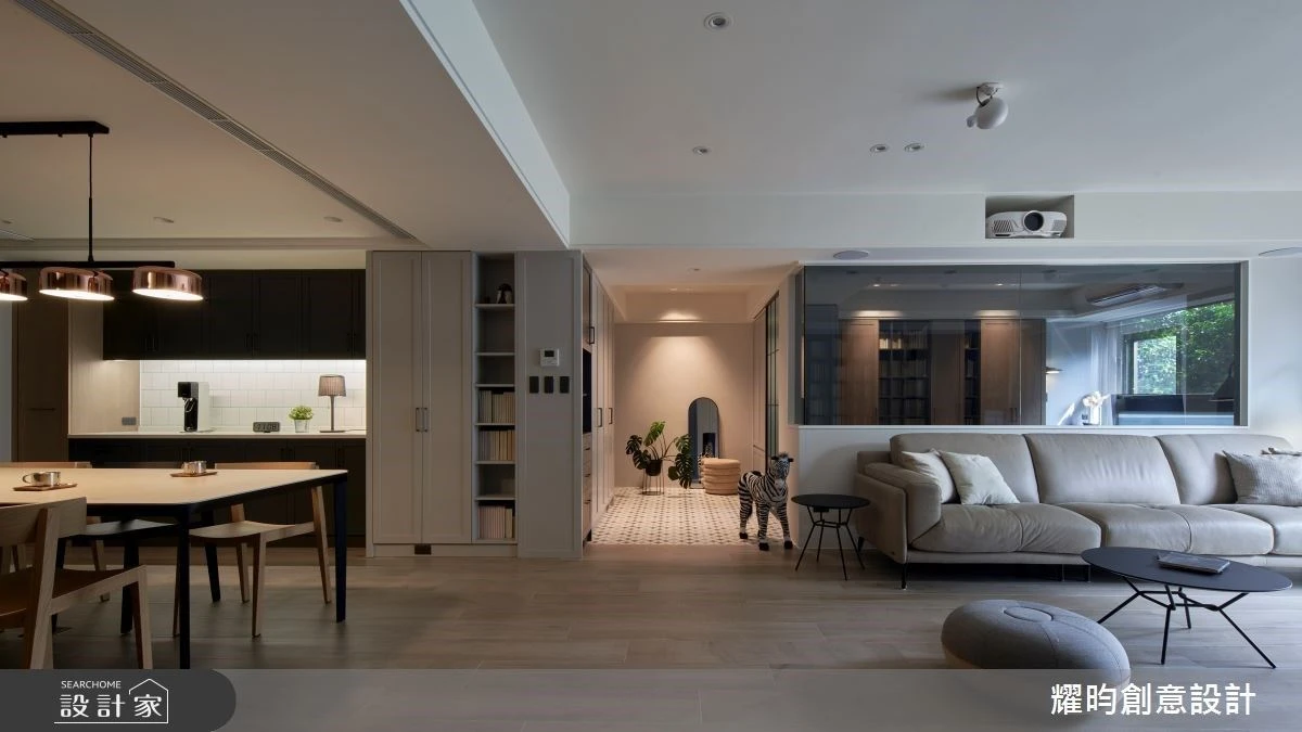 辦公招待所化身書香北歐宅！40年老屋弱化橫越大樑，找回5+1房大空間與絕佳採光