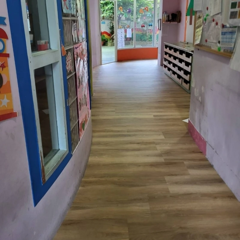 恭賀新北市永和區幼兒園(塑膠地板)工程完工｜台北塑膠地板安裝