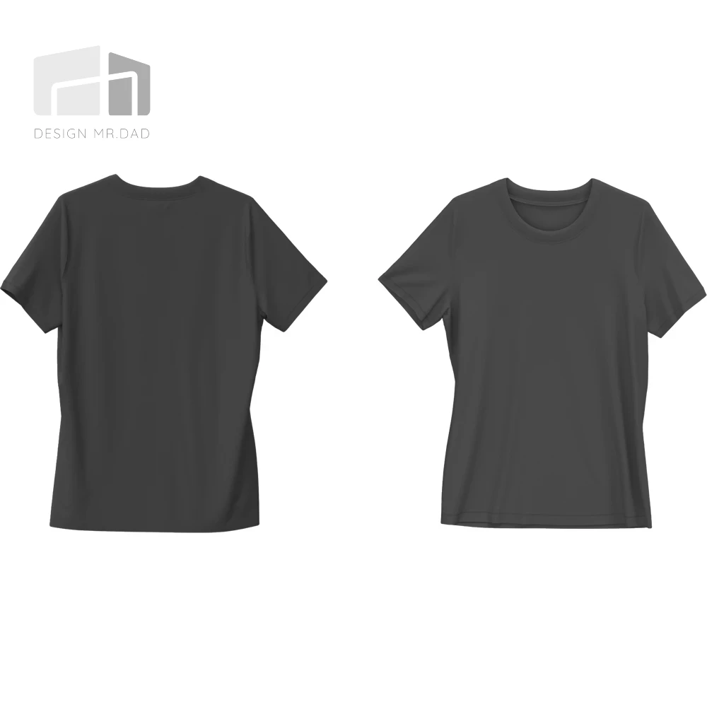 (女-黑色)彩虹團體絲綢感吸濕排汗T恤