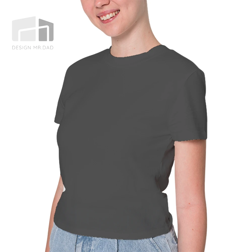 (女-黑色)彩虹團體絲綢感吸濕排汗T恤