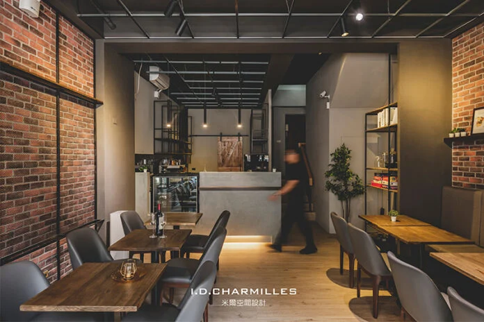 新竹商空設計推薦｜米爾空間設計－都市商業質感咖啡廳＿紈鎂工業