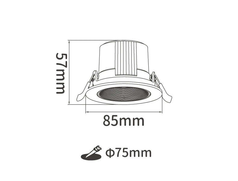 馬修蜂巢防眩崁燈