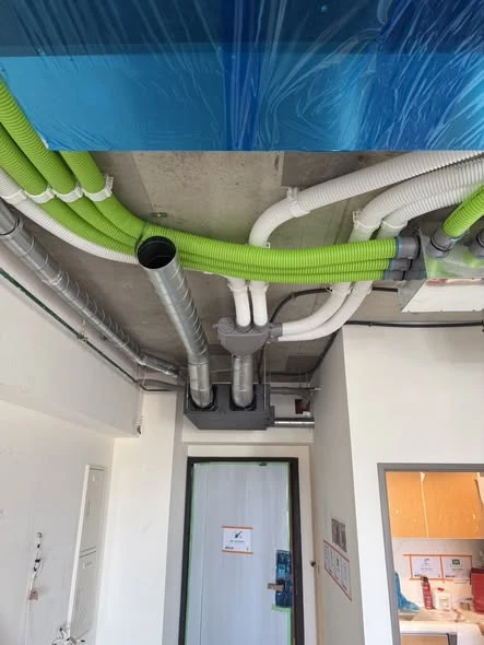 【近期工事分享｜台南全熱交換器安裝完成】