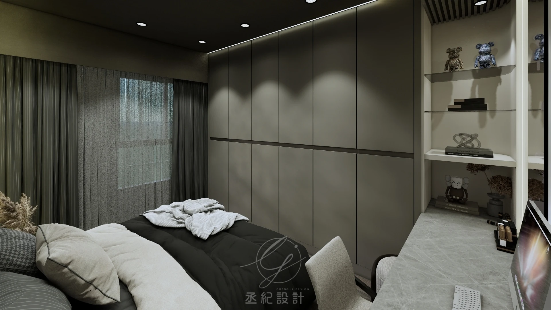 「常景錄(1)」現代輕奢・黑石質感與暗黑奢華