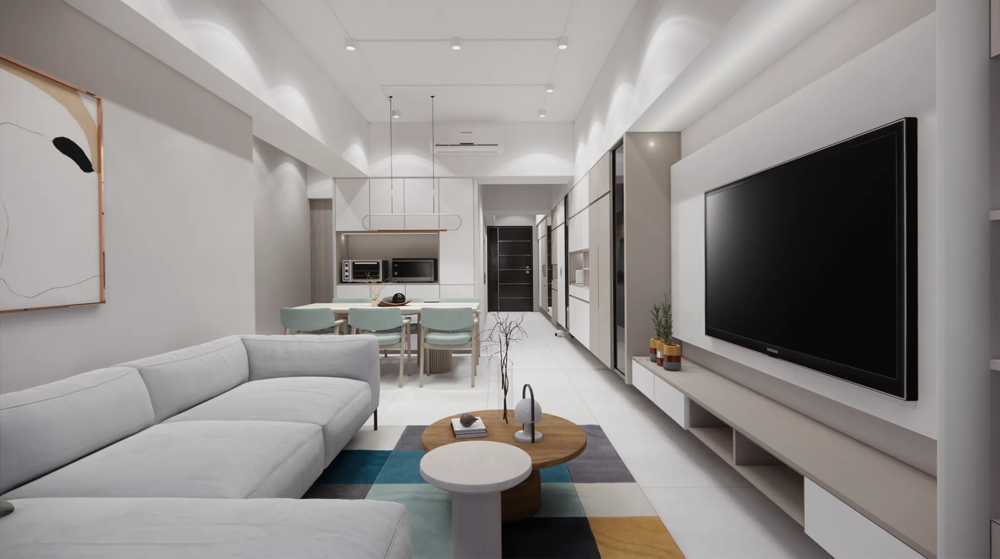 綠翡翠一抹綠邱宅室內設計裝修案