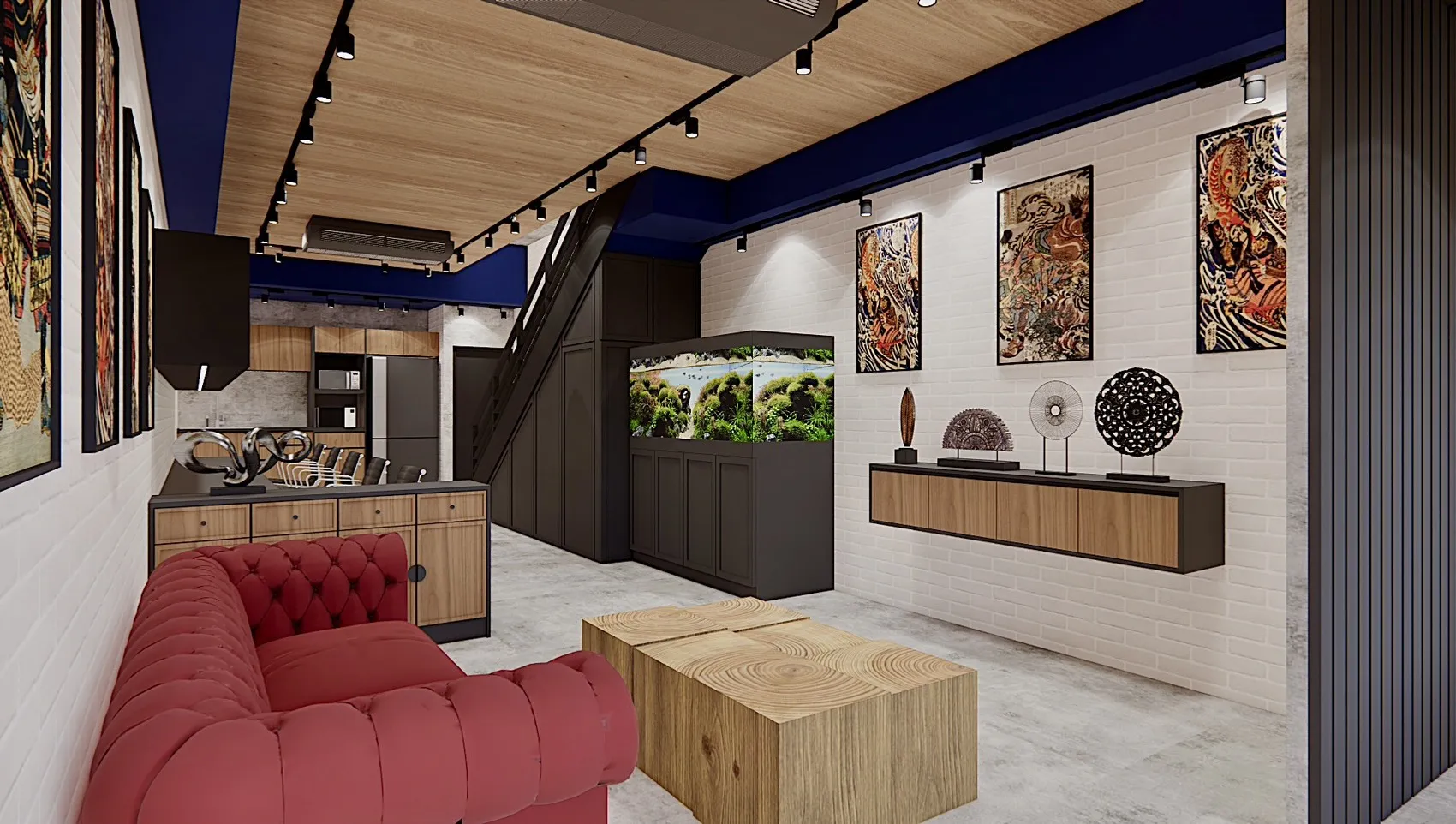 鬼谷子刺青店設計案