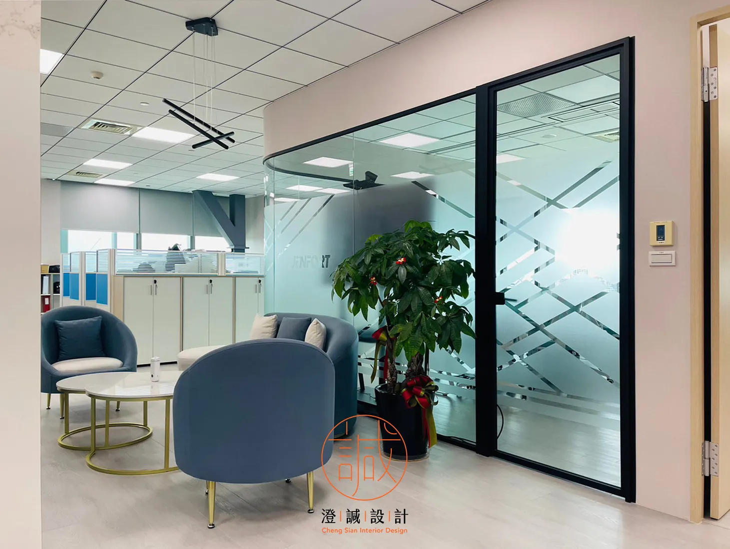 群光電子大樓捷鴻企業辦公室設計裝修案