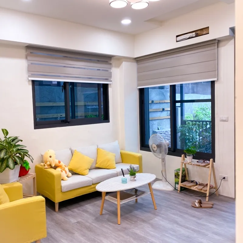 調光廉安裝-老屋翻修/客廳篇｜彰化老屋翻修｜彰化窗簾推薦廠商｜和美窗簾店推薦