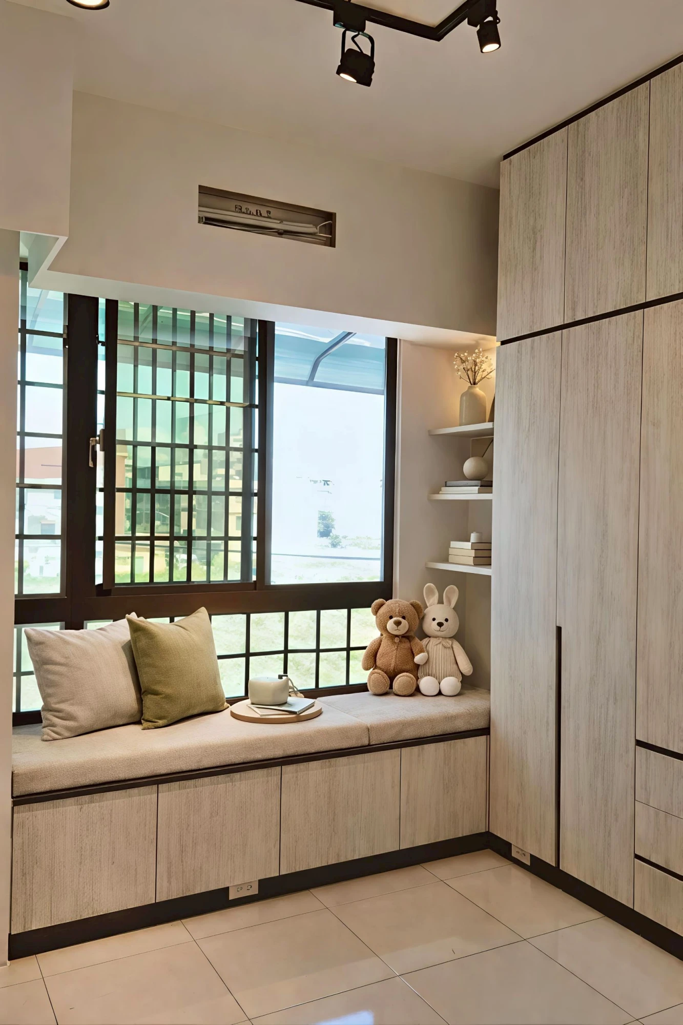 暖白木質 × 自然留白