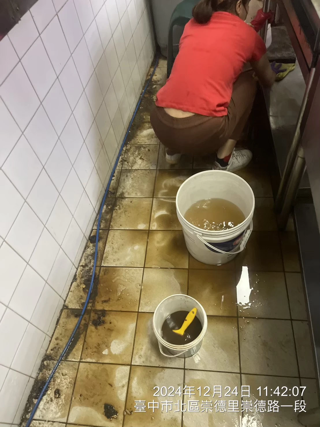 崇德路重油污清潔