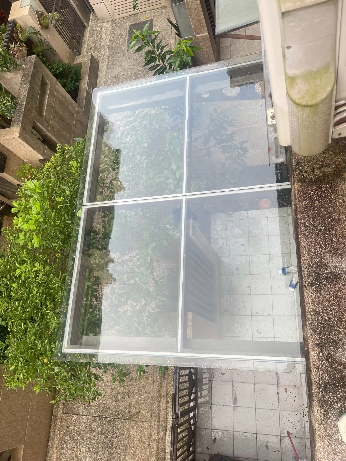 採光罩清潔