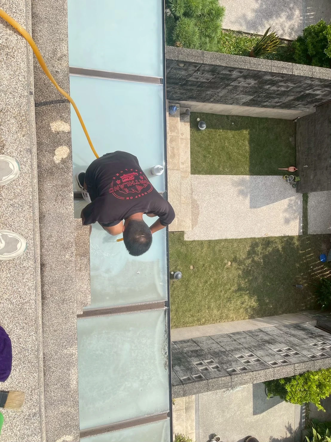 採光罩清潔
