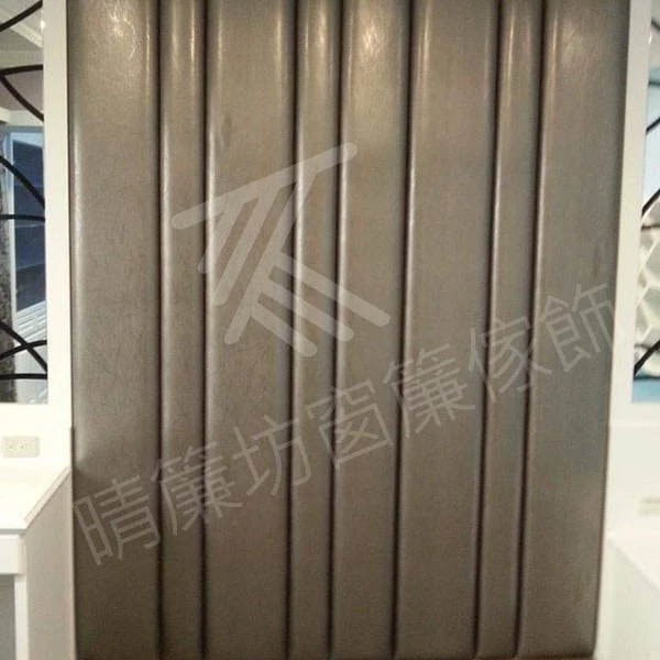 床頭裱布造型牆 及臥榻0005