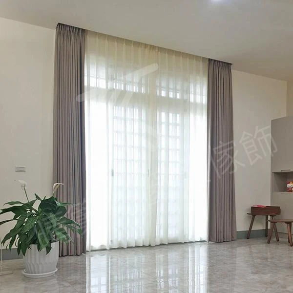 【調光捲簾】【全遮光背膠窗簾布】【素面窗紗】花壇唐小姐別墅住宅案