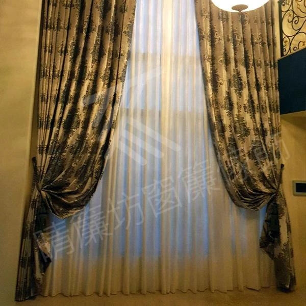 【進口燙金絨布】【進口窗紗】【進口絨布】【風琴簾】台中太平獨棟住宅案