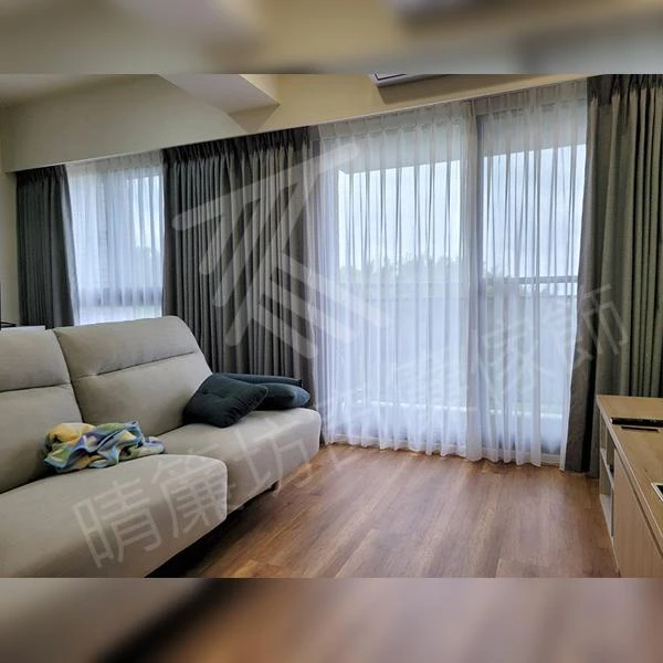 【遮光布】【無縫窗紗】【木軌】彰化市同成湛住宅案