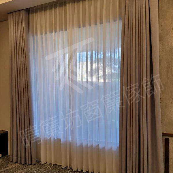 【電動遙控蛇行簾布、紗】【電動羅馬簾布、紗】【柔紗簾】【調光捲簾】【全遮光無縫絨布】【全遮光麻織面遮光布】【進口期貨窗紗