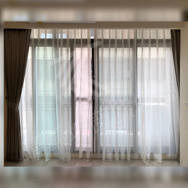 【遮光布】【窗紗】【遮調光捲簾】沙鹿住宅案