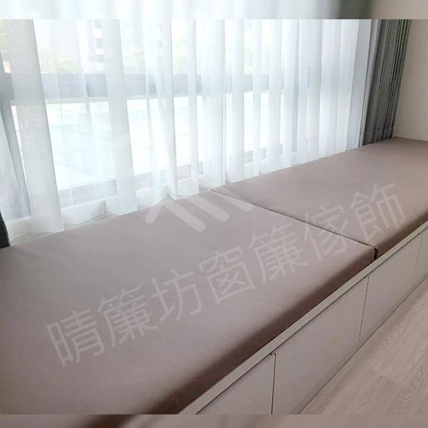 【無縫遮光窗簾布】【無縫窗紗】【貓抓皮臥榻】員林市員林大道住宅案