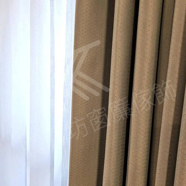 【仿麻遮光布】【無縫窗紗】【直條紋遮光布】【仿麻印花遮光布 】北斗透天電梯住宅案