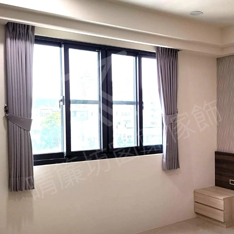 【仿麻遮光布】【仿麻白紗】【遮調光捲簾】【沙發背牆壁紙】【仿麻雙面遮光布】【塑膠壁紙】員林張陳先生獨棟透天住宅案