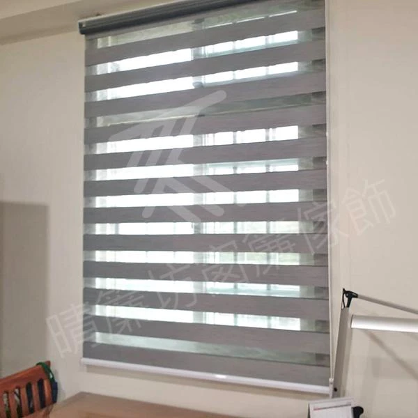 【調光捲簾】【全遮光背膠窗簾布】【素面窗紗】花壇唐小姐別墅住宅案