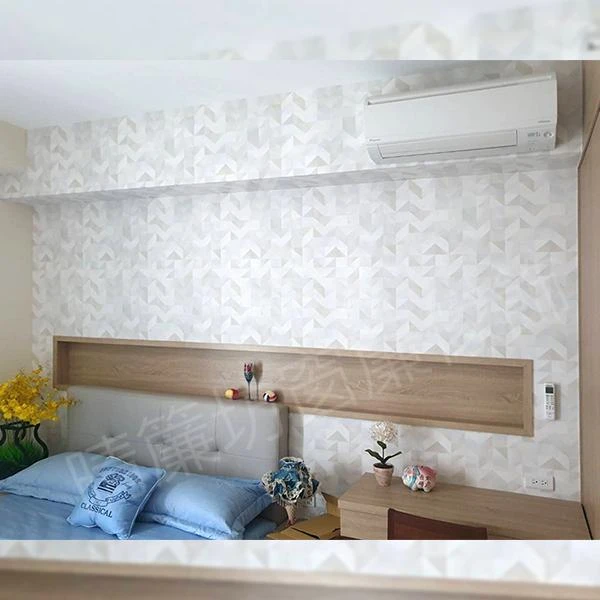 【調光捲簾】【電視牆壁紙】【床頭壁紙】員林透天住宅案