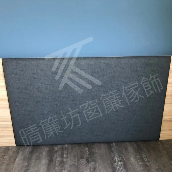 床頭裱布造型牆 及臥榻0012