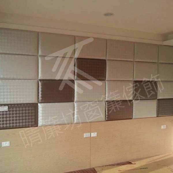 床頭裱布造型牆 及臥榻0009