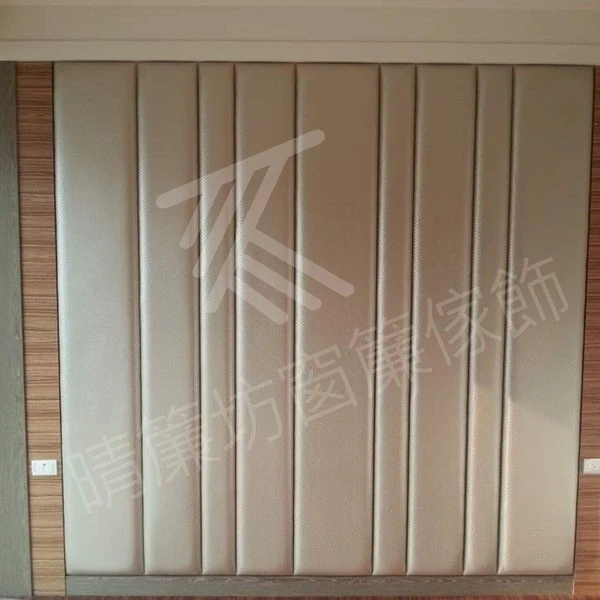 床頭裱布造型牆 及臥榻0008