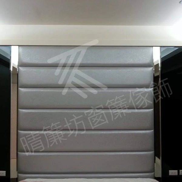 床頭裱布造型牆 及臥榻0007