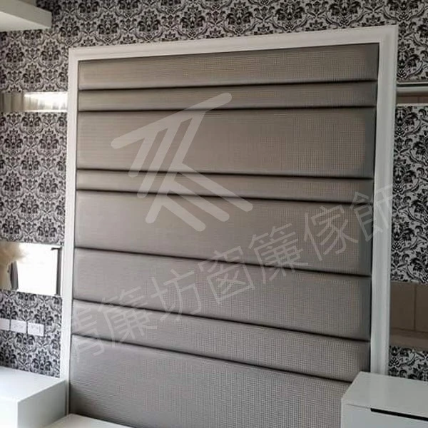 床頭裱布造型牆 及臥榻0004