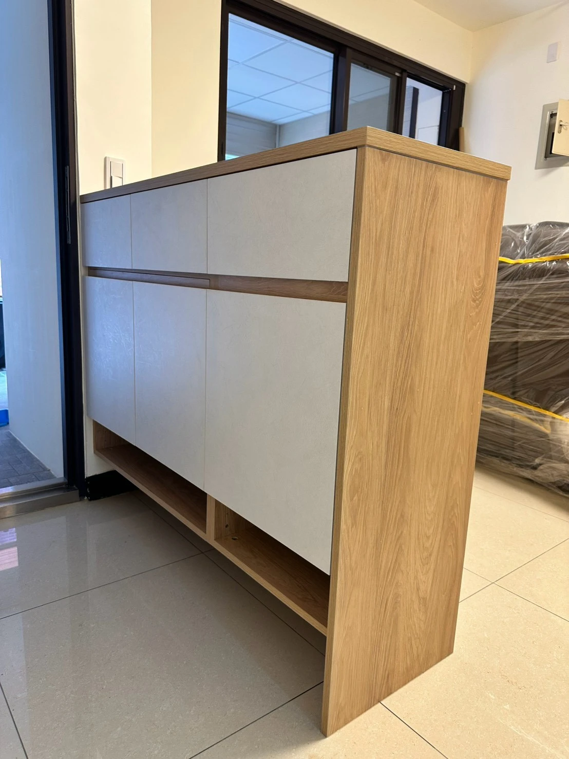 新北三峽區ㄇ字型廚具+系統櫃