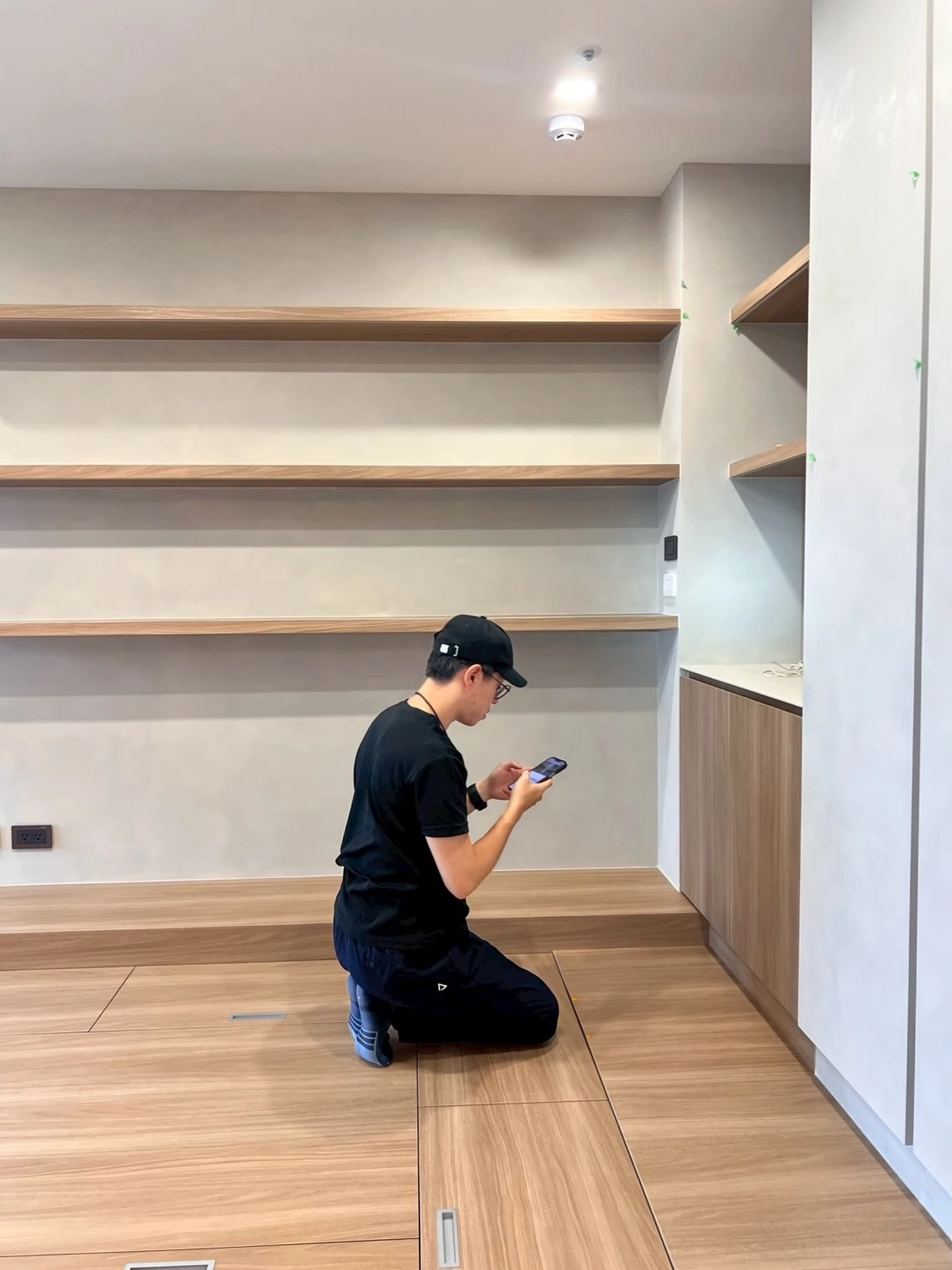 這個案子快要完成了，今天和夥伴在現場做最後總檢。