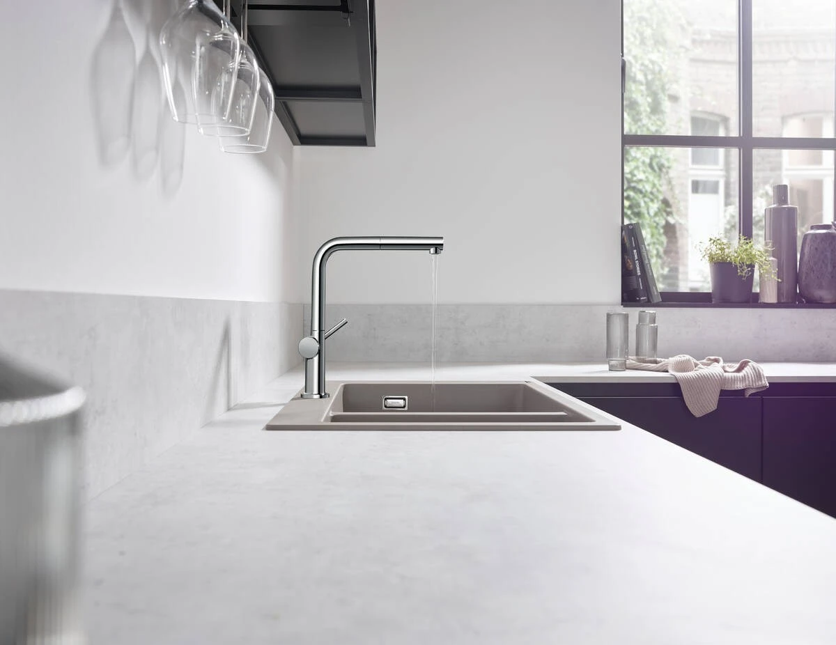 Hansgrohe德國廚房頂級銅器-廚房伸縮龍頭