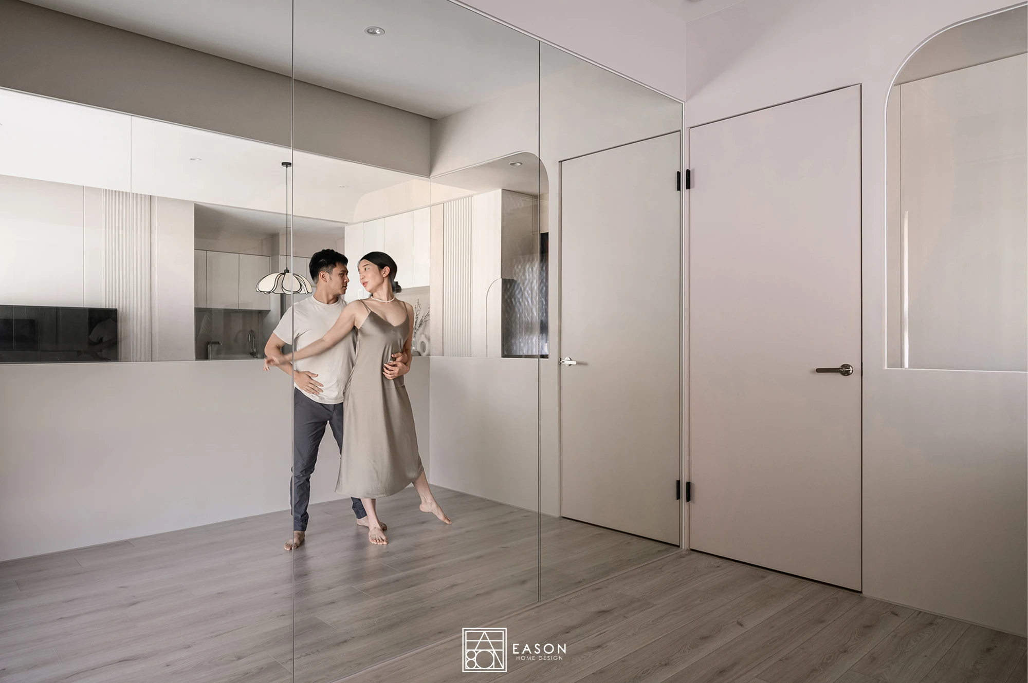 桃園｜奶油混搭風住宅設計｜潤境光寓｜宇伸設計