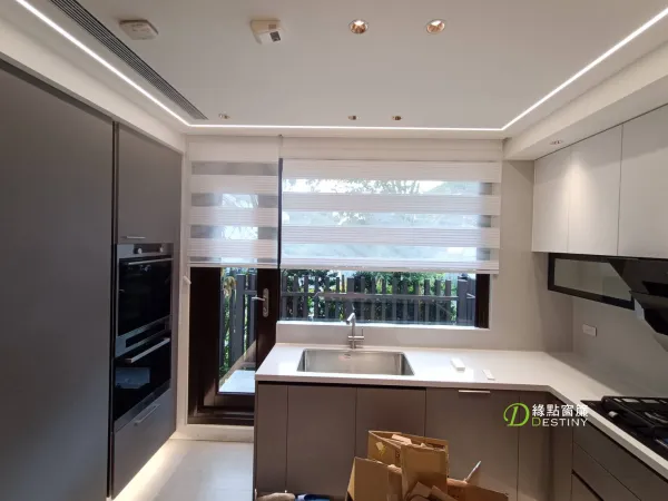 廚房調光簾｜廚房窗簾