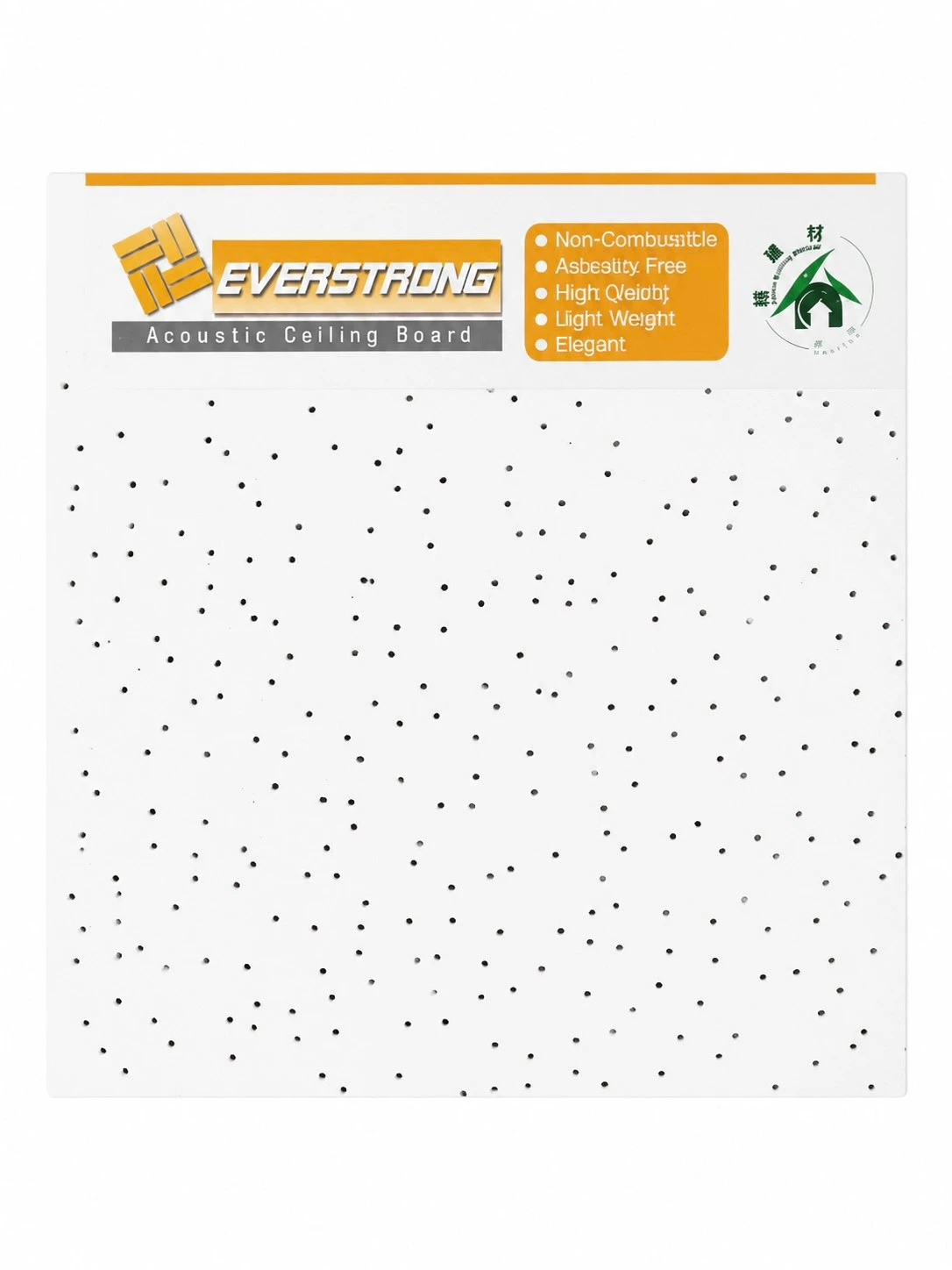 礦纖天花板  EVERSTRONG  E300 針孔 2*2*12mm