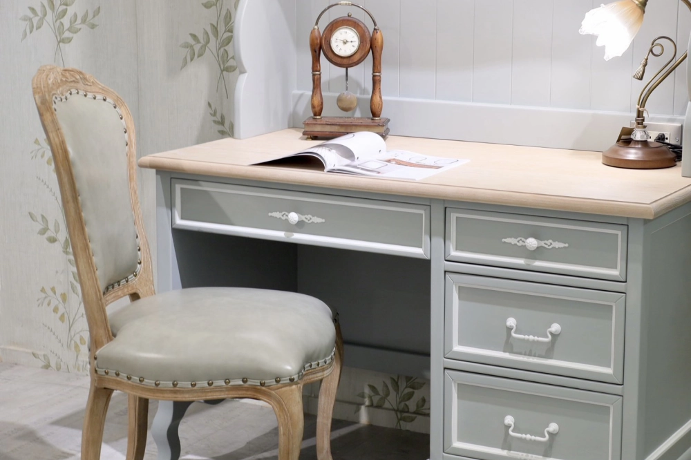 法式優雅 vs. 經典美式｜書櫃＋書桌