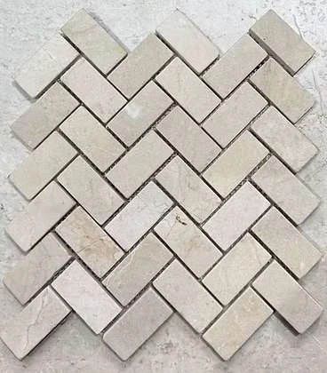 AQ-米黃石人字貼馬賽克