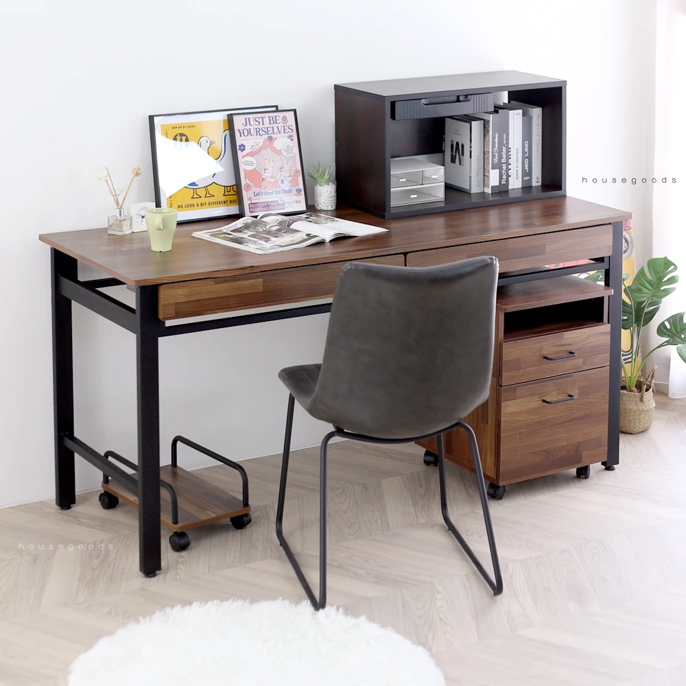 4尺雙抽屜書桌