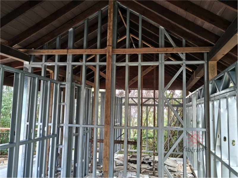 南投-老舊建物輕型鋼結構牆體補強